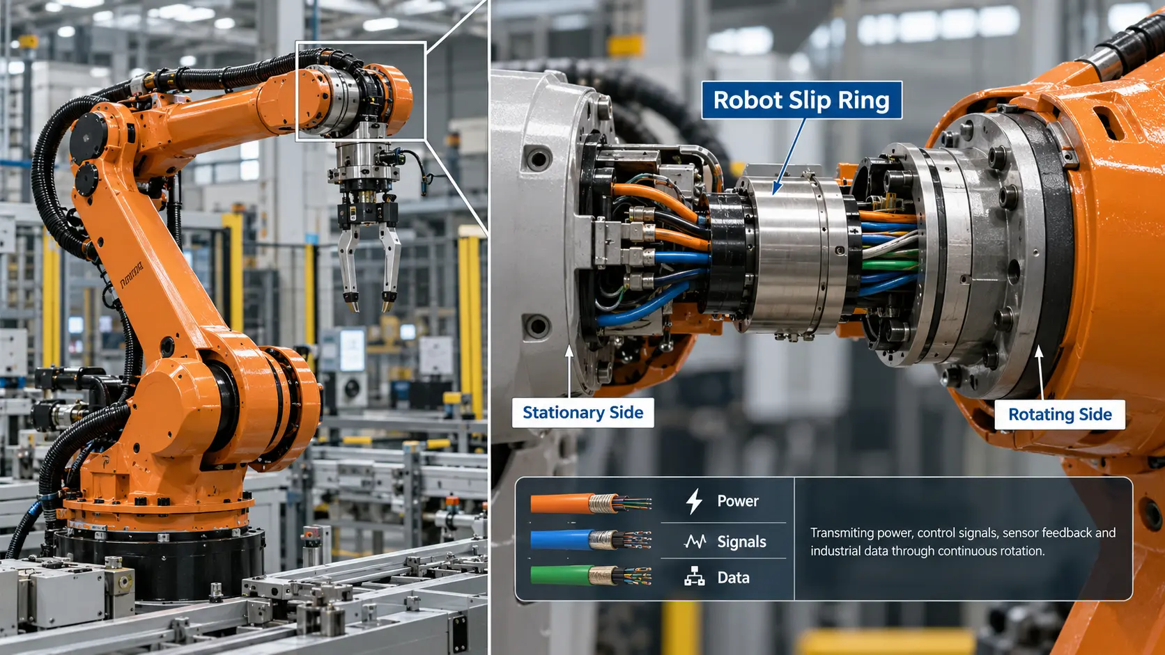 Slip Rings For Robots: How To Choose The Right Type For Robotic Systems